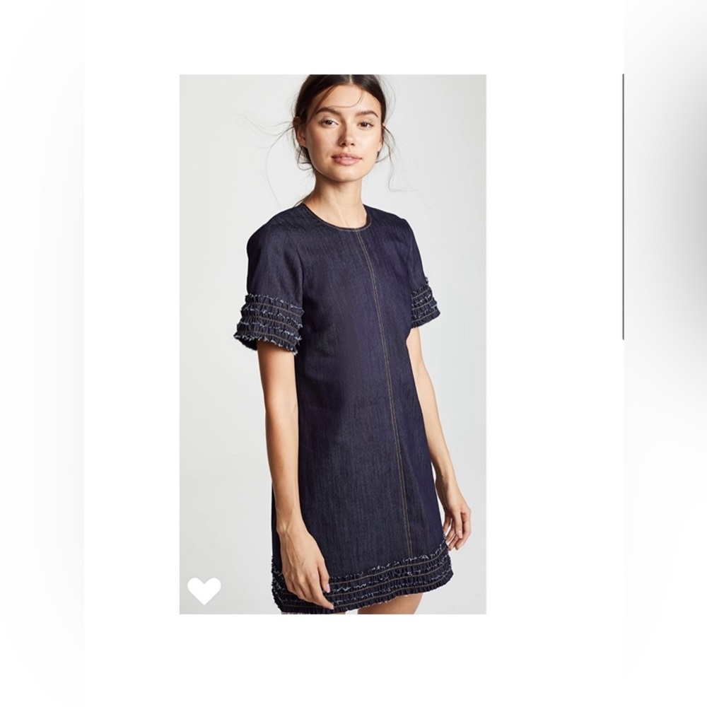Cinq a sept denim shift dress size 0